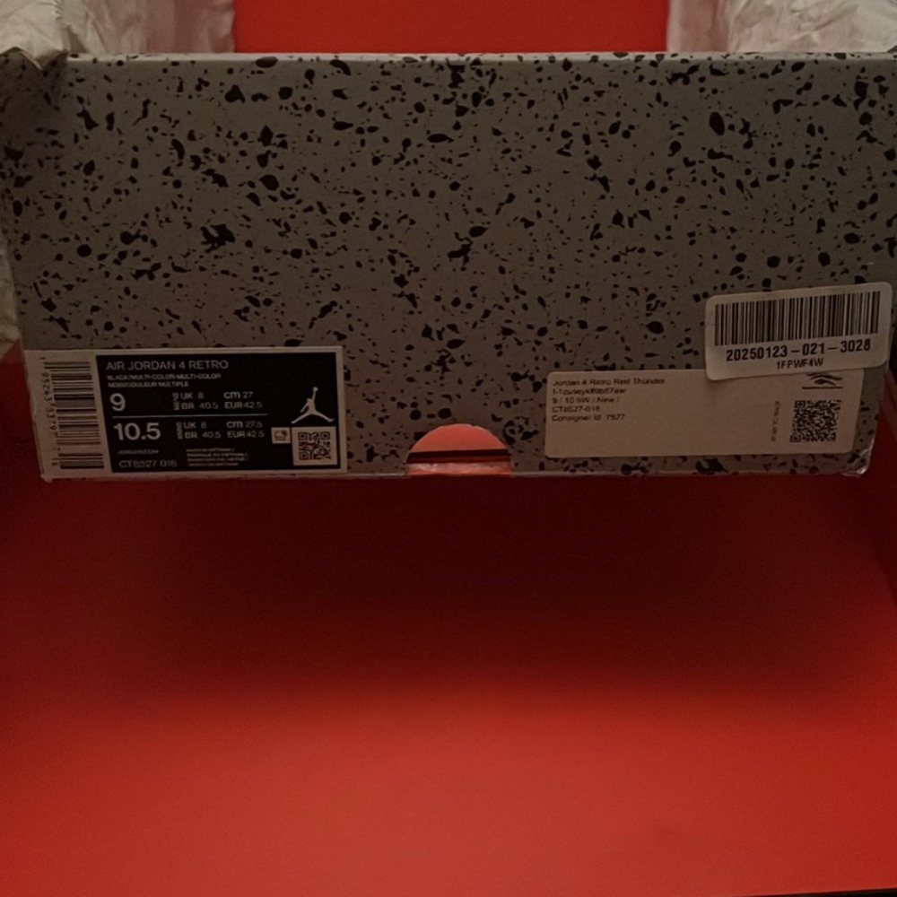 Jordan 4 Red Thunders - Picture 3 of 9